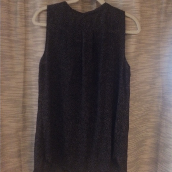 Loft Black Sleeveless Blouse - Picture 2 of 4